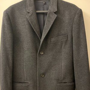 J Crew Ludlow Topcoat in Wool-Cashmere 44R in Grey, Men's